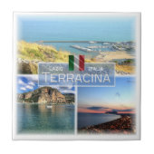 LZO048 TERRACINA，モザイク，ラツィオ，イタリア， タイル (正面)