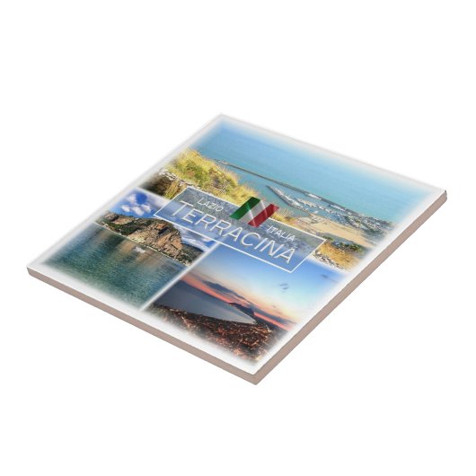 LZO048 TERRACINA，モザイク，ラツィオ，イタリア， タイル (側面)