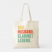 Mのおもしろい沈黙クラリネティストを破壊する トートバッグ (裏面)