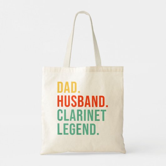 Mのおもしろい沈黙クラリネティストを破壊する トートバッグ (裏面)