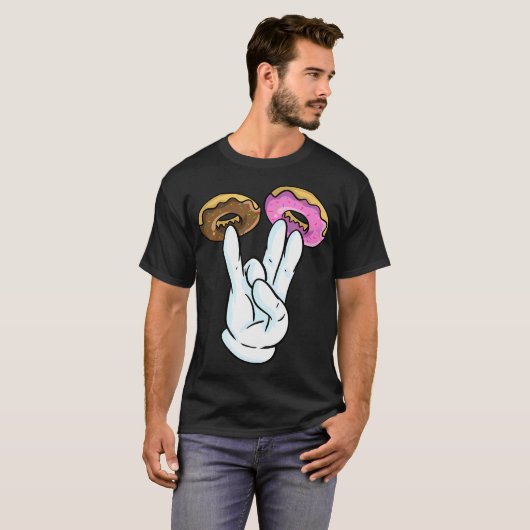 Mのための悪臭の贈り物のピンクの1で面白い2つ Tシャツ (正面フル)