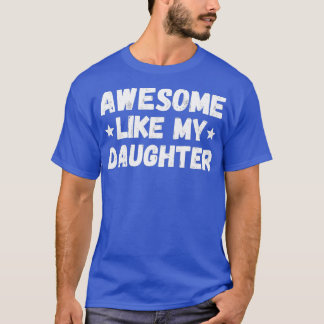 Mのような娘の妻からの父の日素晴らしの贈り物 Tシャツ