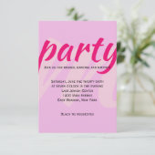 Mのイニシャルのバルミツワーのパーティーの披露宴カード 招待状 (スタンド正面)