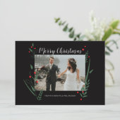 Mのクリスマスカーパーソナライズされたド「新婚ノエル」 シーズンカード (スタンド正面)