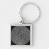 mの北極領域の月のモザイク キーホルダー (正面)