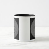 mの北極領域の月のモザイク マグカップ (中央)