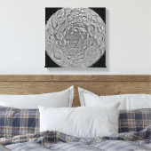 mの南極地域の月のモザイク キャンバスプリント (インサイチュ (寝室))