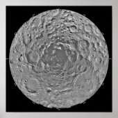 mの南極地域の月のモザイク ポスター (正面)