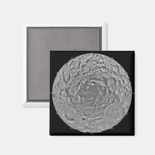 mの南極地域の月のモザイク マグネット (正面/裏面)