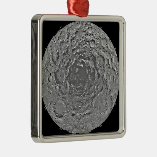 mの南極地域の月のモザイク メタルオーナメント (右)