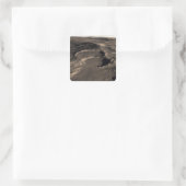 Mの東ヘラス地域の3つのクレーター スクエアシール (バッグ)