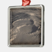 Mの東ヘラス地域の3つのクレーター メタルオーナメント (左)