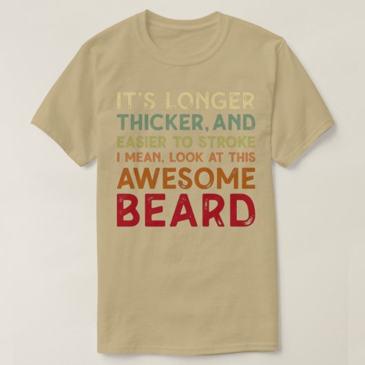 Mの為素晴らしにこの髭シャツを見ろ Tシャツ (デザイン正面)