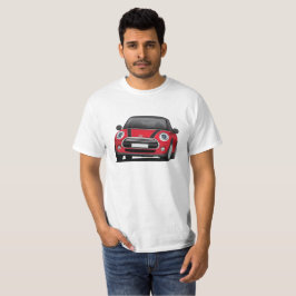 Mはたる製造人(F56)の赤黒を工夫します Tシャツ