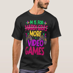 Mはより多くのビデオゲームのためにmardi grasゲーミングタンクT Tシャツ