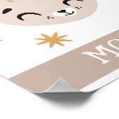 Mはマウス、ナーサリー、ベッドルーム、子供の壁アート ポスター (角)