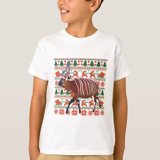 Mはマウンテンボンゴだ Tシャツ (正面)