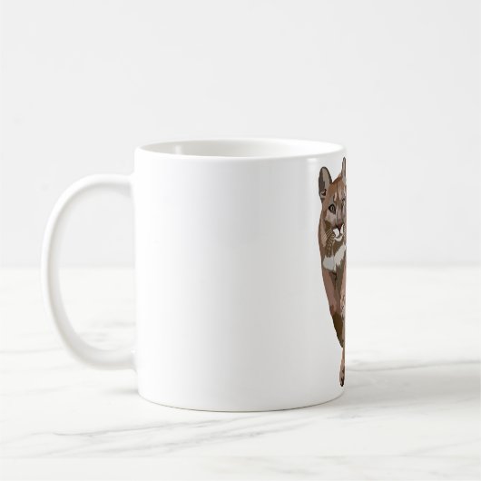Mはマウンテンライオン コーヒーマグカップ (左)