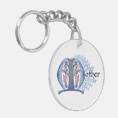 Mはマザーキーチェーン用 キーホルダー (正面左)