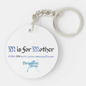 Mはマザーキーチェーン用 キーホルダー (裏面)