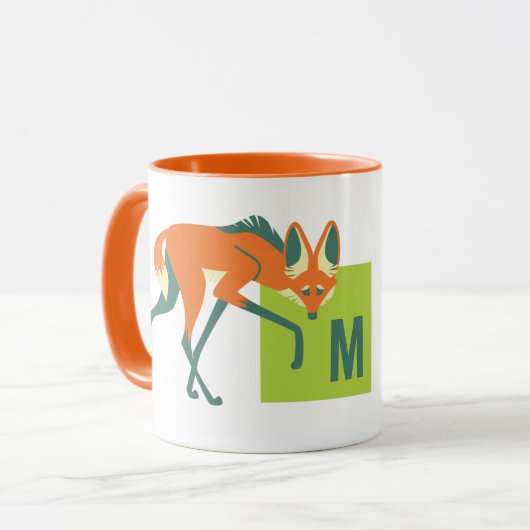 Mはマネードウルフ(タンジェリン)用 マグカップ (正面左)