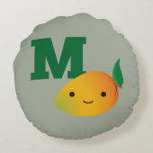 Mはマンゴーだ ラウンドクッション (裏面)