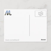 Mはミシガンの頭文字 ポストカード (裏面)