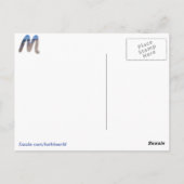 Mはミシガン州 ポストカード (裏面)