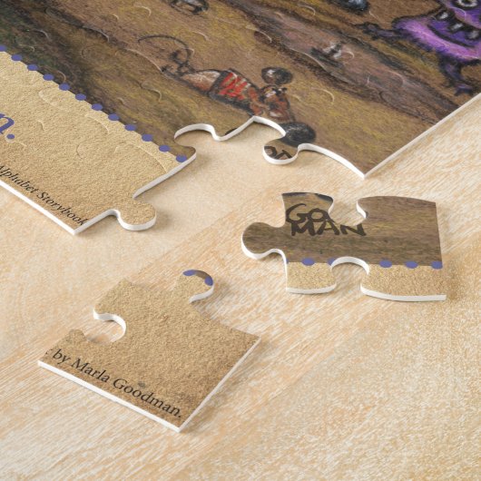 Mはミストキュートマウスアルファベットパズル ジグソーパズル (側面)