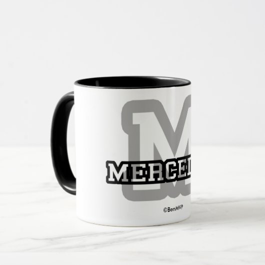 Mはメルセデスのためです マグカップ (正面左)