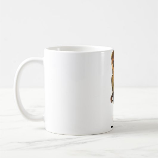 Mはモナモンキーだ コーヒーマグカップ (左)