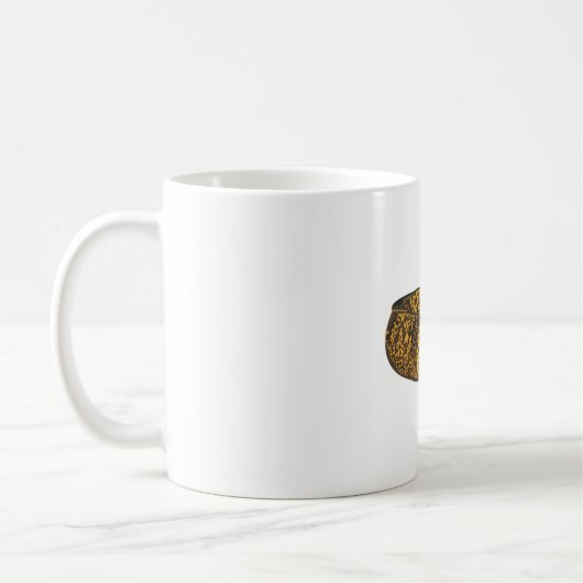 Mはモライ地中海のウナギだ コーヒーマグカップ (左)
