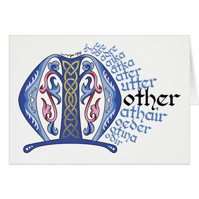 Mは母カードのためです (正面横)