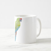 Mは軍隊Macaw用。軍隊Macaw Illustrtio コーヒーマグカップ (正面右)
