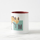 MはManed Wolf（パパイヤ）用 マグカップ (中央)