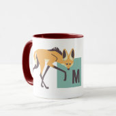 MはManed Wolf（パパイヤ）用 マグカップ (正面左)