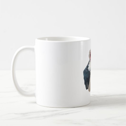 MはMarabou Storkのためだ コーヒーマグカップ (左)
