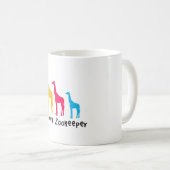 MはMommy Zookeeperのためだ コーヒーマグカップ (正面右)