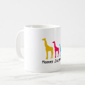 MはMommy Zookeeperのためだ コーヒーマグカップ (正面左)