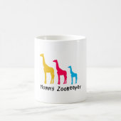 MはMommy Zookeeperのためだ コーヒーマグカップ (中央)