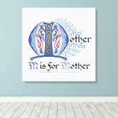 MはMother Canvas Print キャンバスプリント (インサイチュ (ウッドフロア))