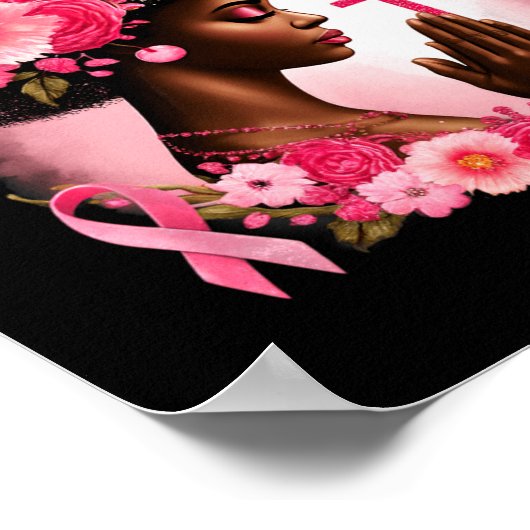 Mを強化するキリストを通してすべてのことを行うことができる ポスター (角)