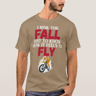 Mを飛ぶ秋を知るだけで危険感じを冒す Tシャツ