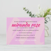 Mイニシャルコレクションバルミツワー招待状 招待状 (スタンド正面)