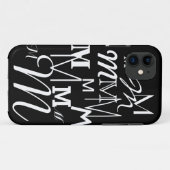 Mイニシャル Case-Mate iPhoneケース (裏面(横))