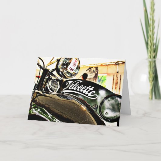 Mシリーズヴィンテージバイク カード (正面)