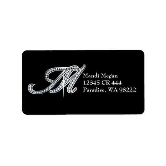 Mスクリプト「ダイヤモンドきらきら光る」 ラベル (正面)