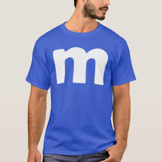 Mチョコレートキャンディハロウィーンチームコスチューおもしろいムパー Tシャツ