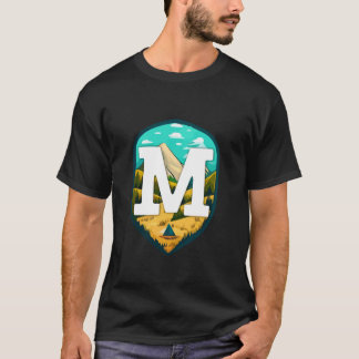 Mビッグレターマウンテンキャンプ長袖Tシャツ Tシャツ