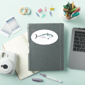 MビニールFalse Albacoreオーバルシール シール (iPadカバー)